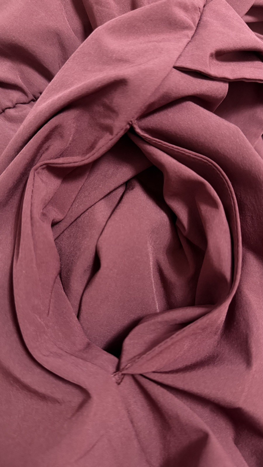 Halara dress Maroon/Wine/Burgundy Long With Pockets And Tie around Waist Medium
