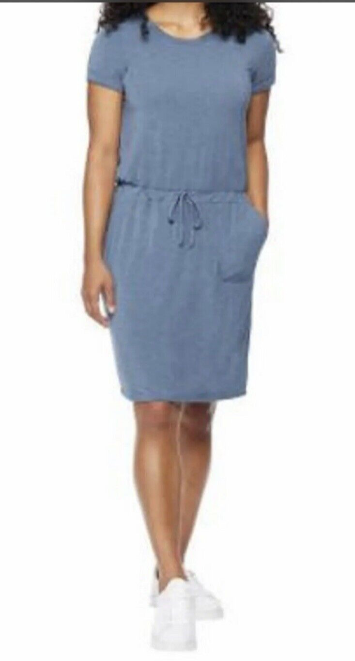 32 Degrees Cool Ladies’ Soft Lux Dress, Heather Indigo SMALL- NEW