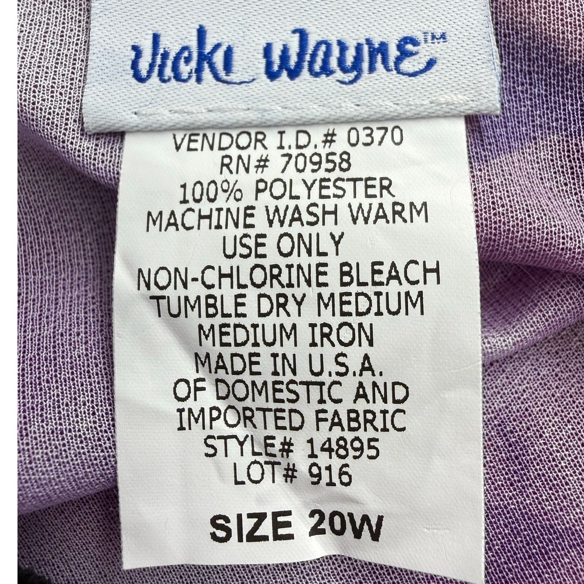 Vintage 90s Vicki Wayne Purple Floral Dress & Sheer Jacket Plus Size 20W