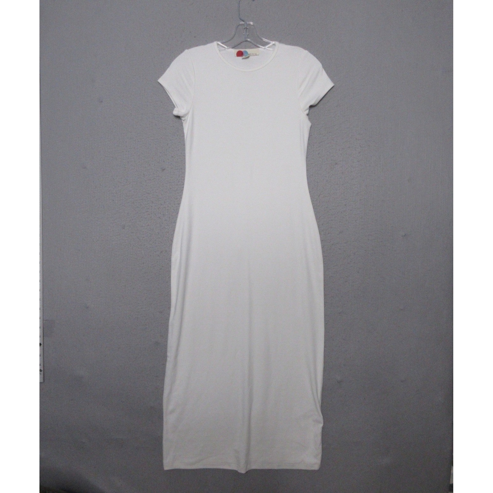 Free People Beach Maxi T-Shirt Dress Beach Stretch Resort Neutral Bodycon Layer
