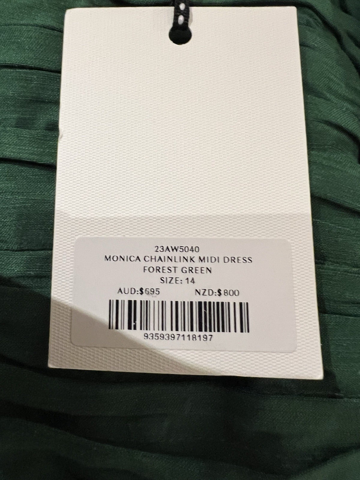 New! Versatile AJE “Monica” Chainlink 💚💚💚 Dress – size 14
