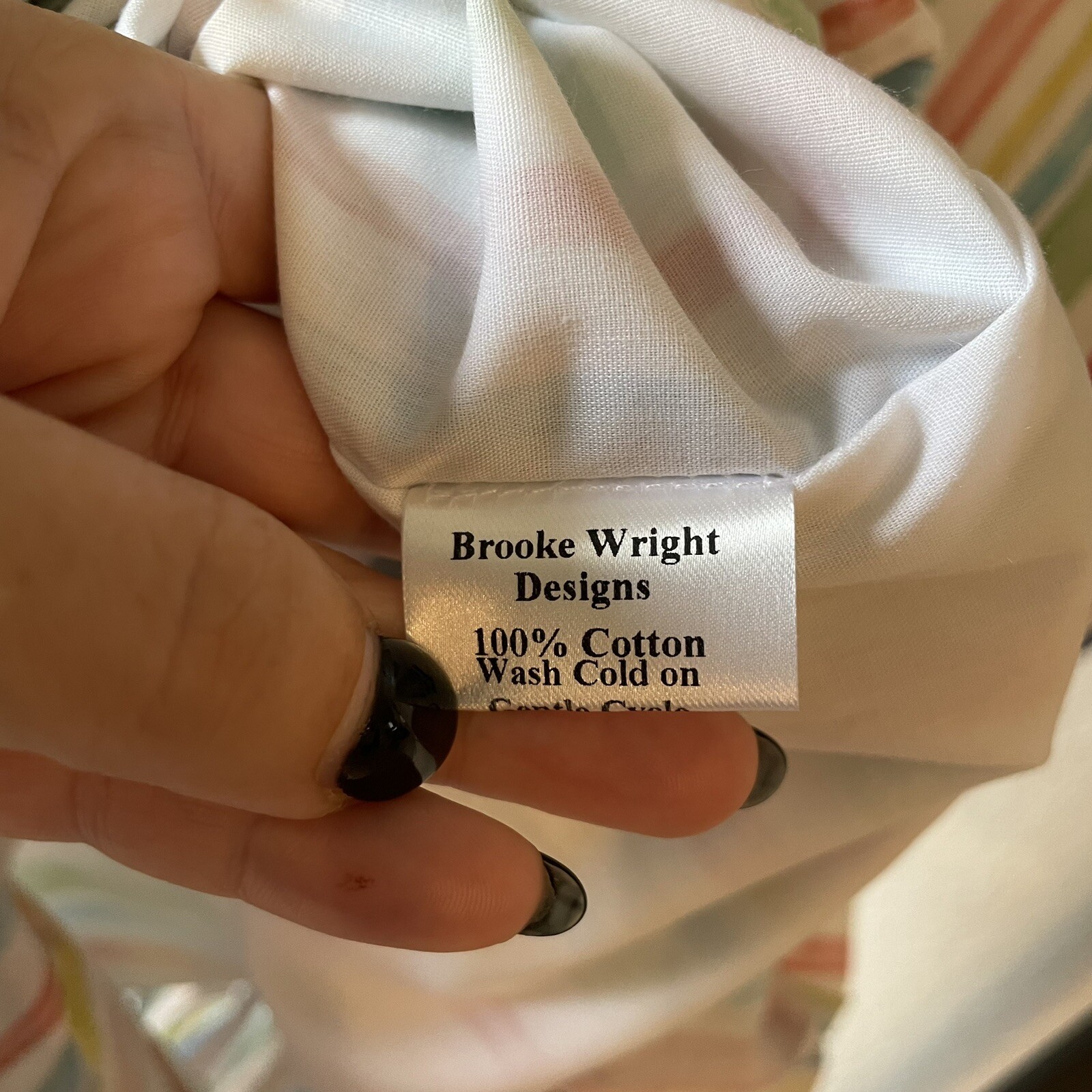 NWT Brooke Wright Designs Rainbow Stripe Dress Pleated Skirt Drop Waist Shift M