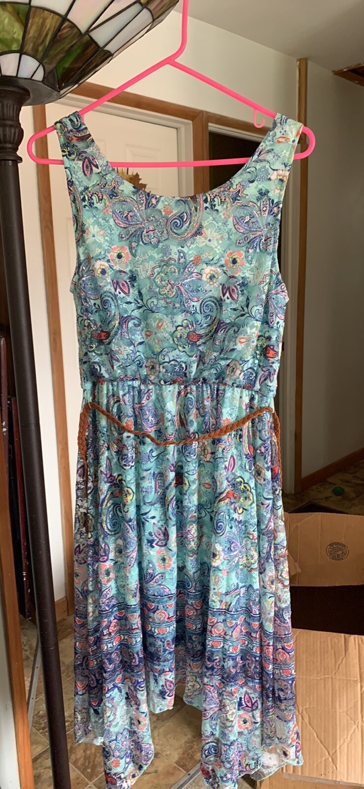 colorful spring summer fall dress