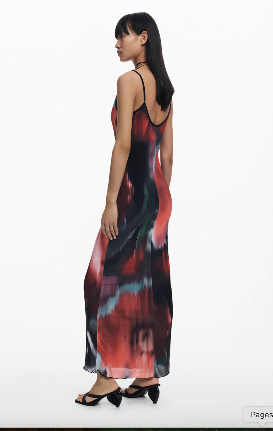 BNWT Desigual Floral midi dress with straps Size Medium