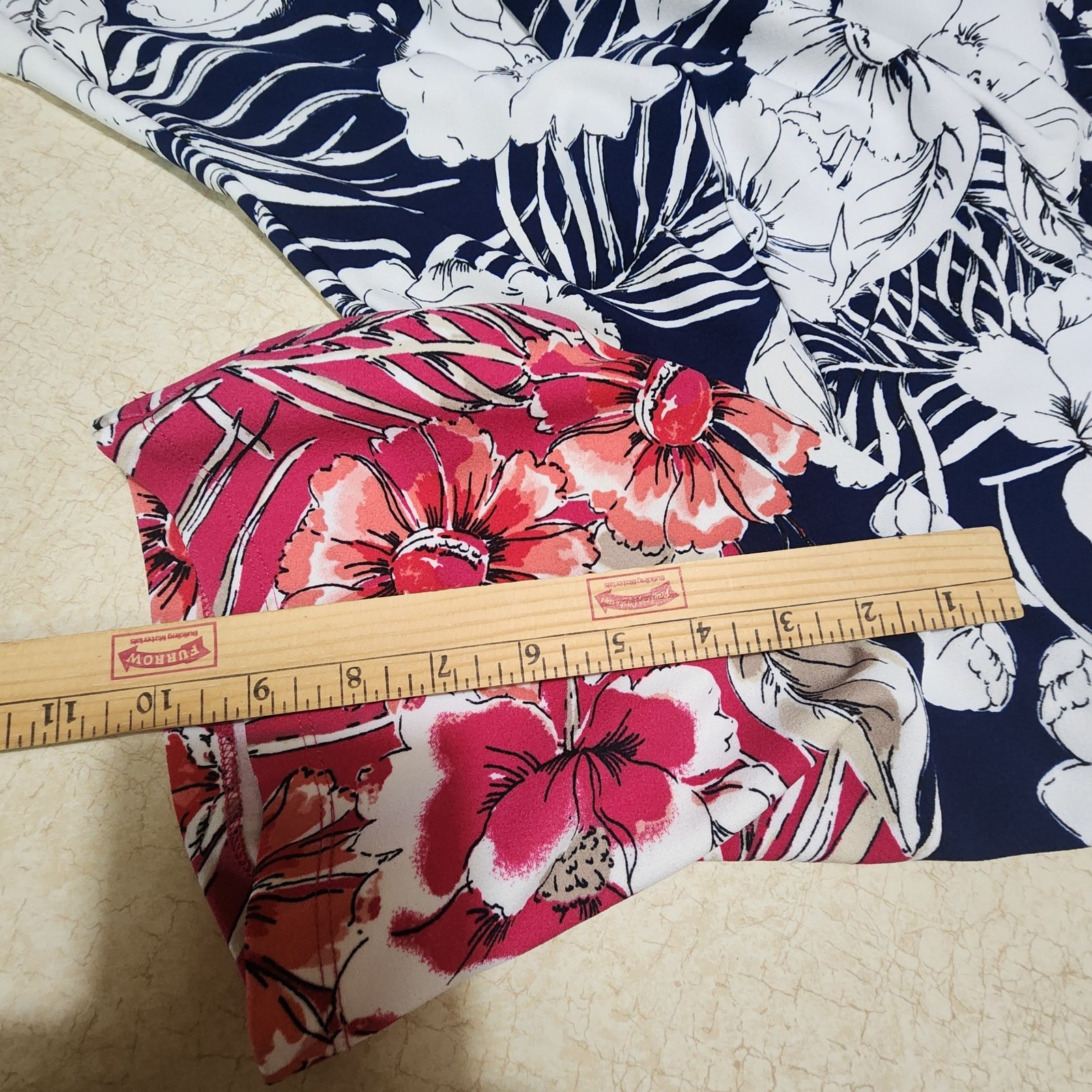 Shelby & Palmer Sz 16 Multicolor Floral Print Dress Polyester And Spandex