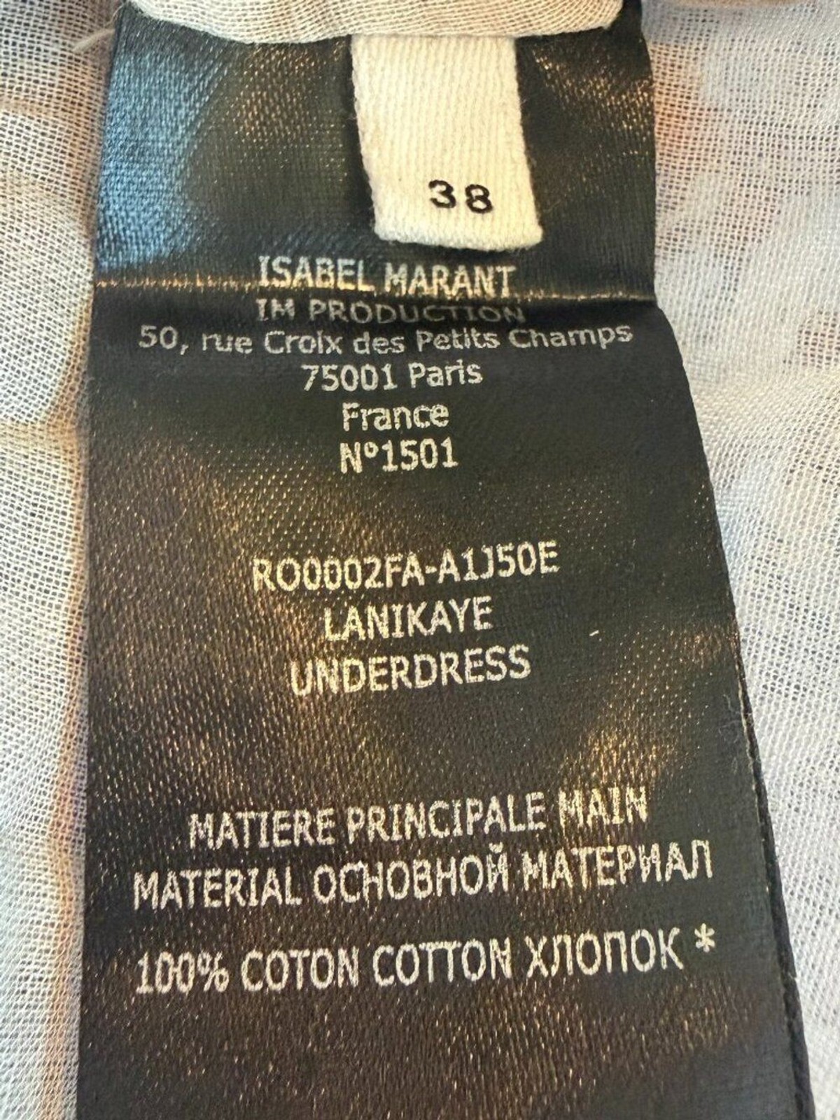 Isabel Marant Étoile Lanikaye Knee Length Dress Short Sleeve Floral Size 38 Med