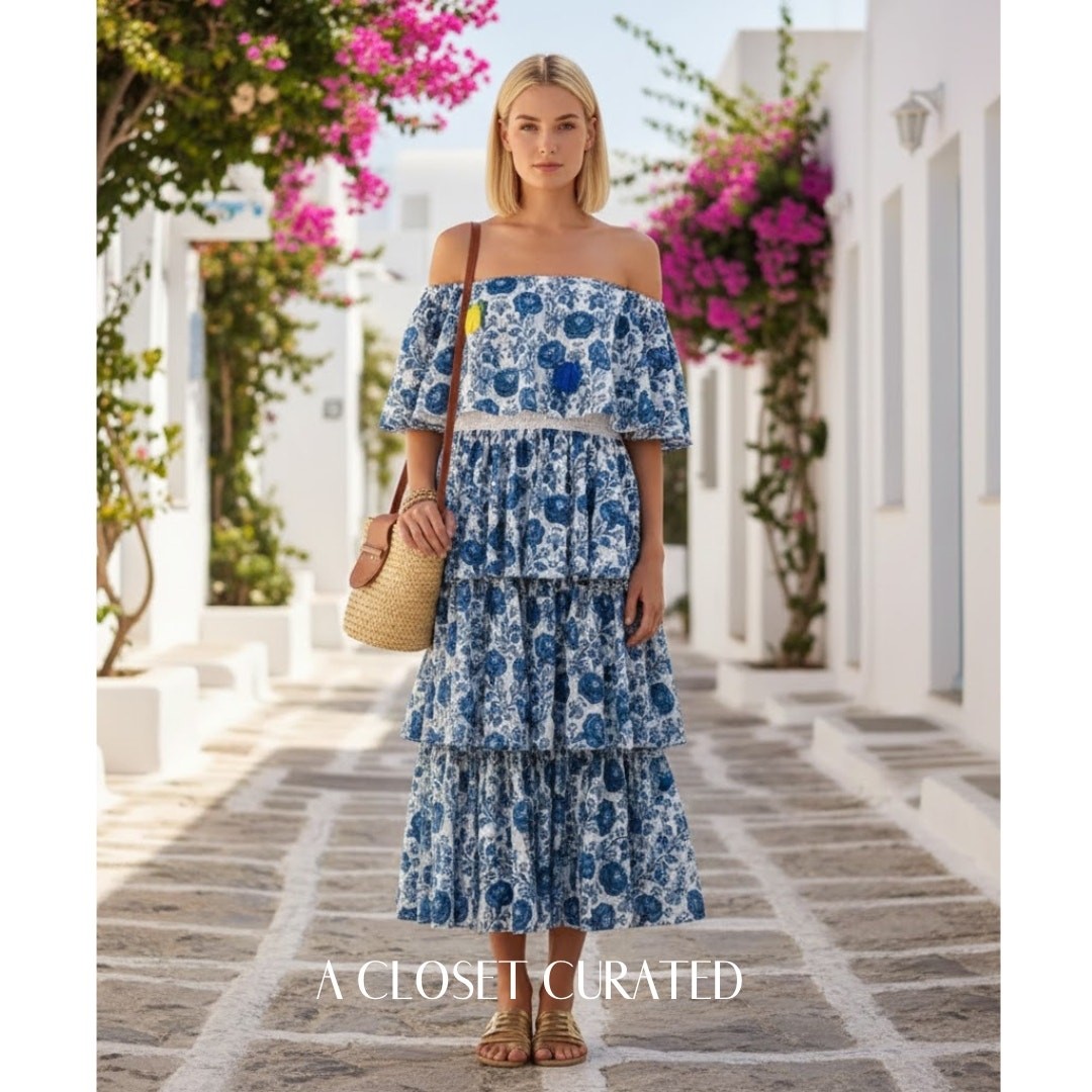 All Things Mochi Barta Midi Dress Excellent Pre-Loved Condition Small