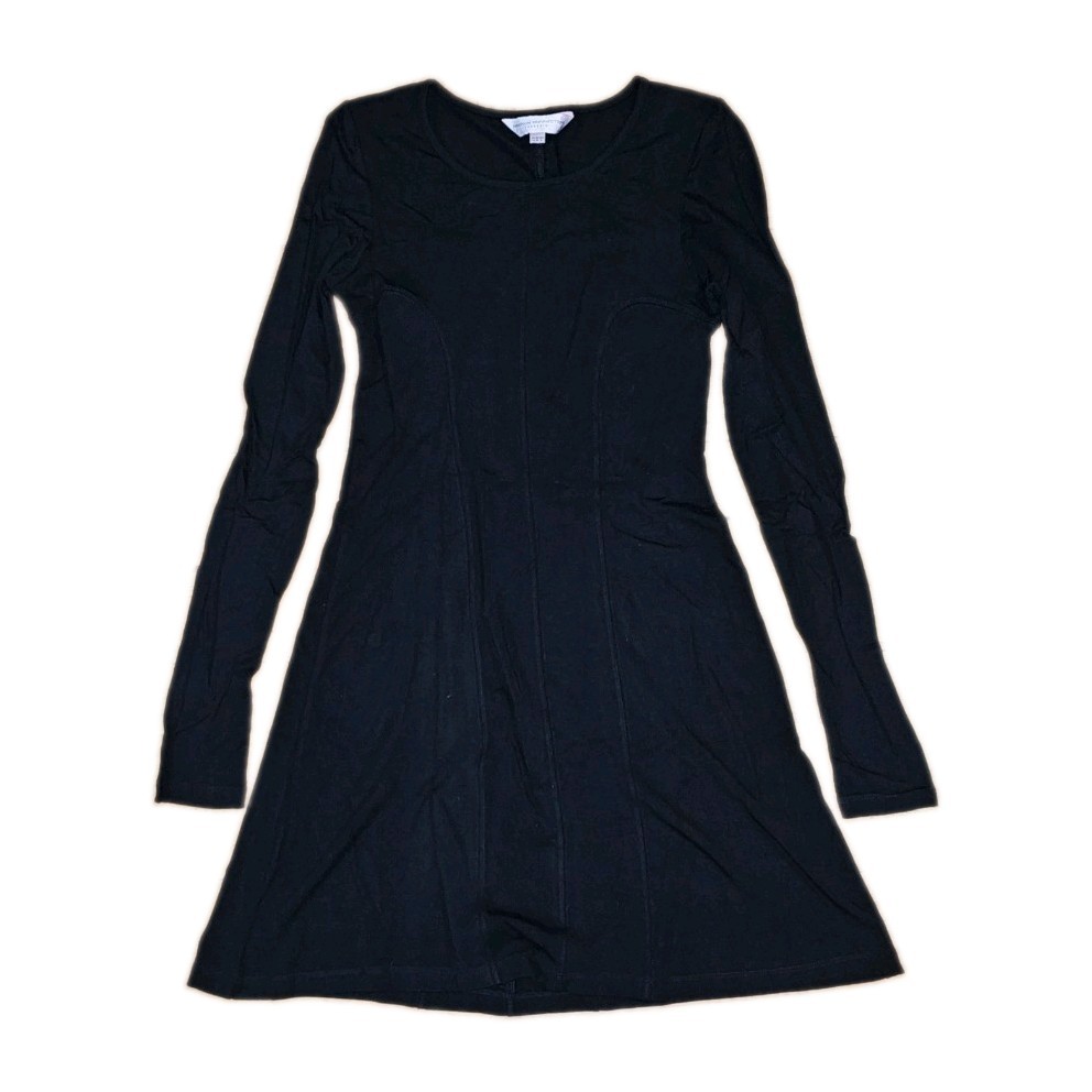 FRENCH CONNECTION CLASSIC Stretch Black Skater Dress UK 10 US 6 EU 38