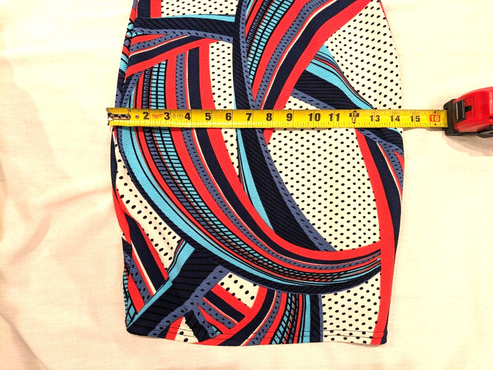 Boohoo Womens Cami/Sheath Shapely and Strapy Abstract Colorful Dress Sz: 4 Artsy