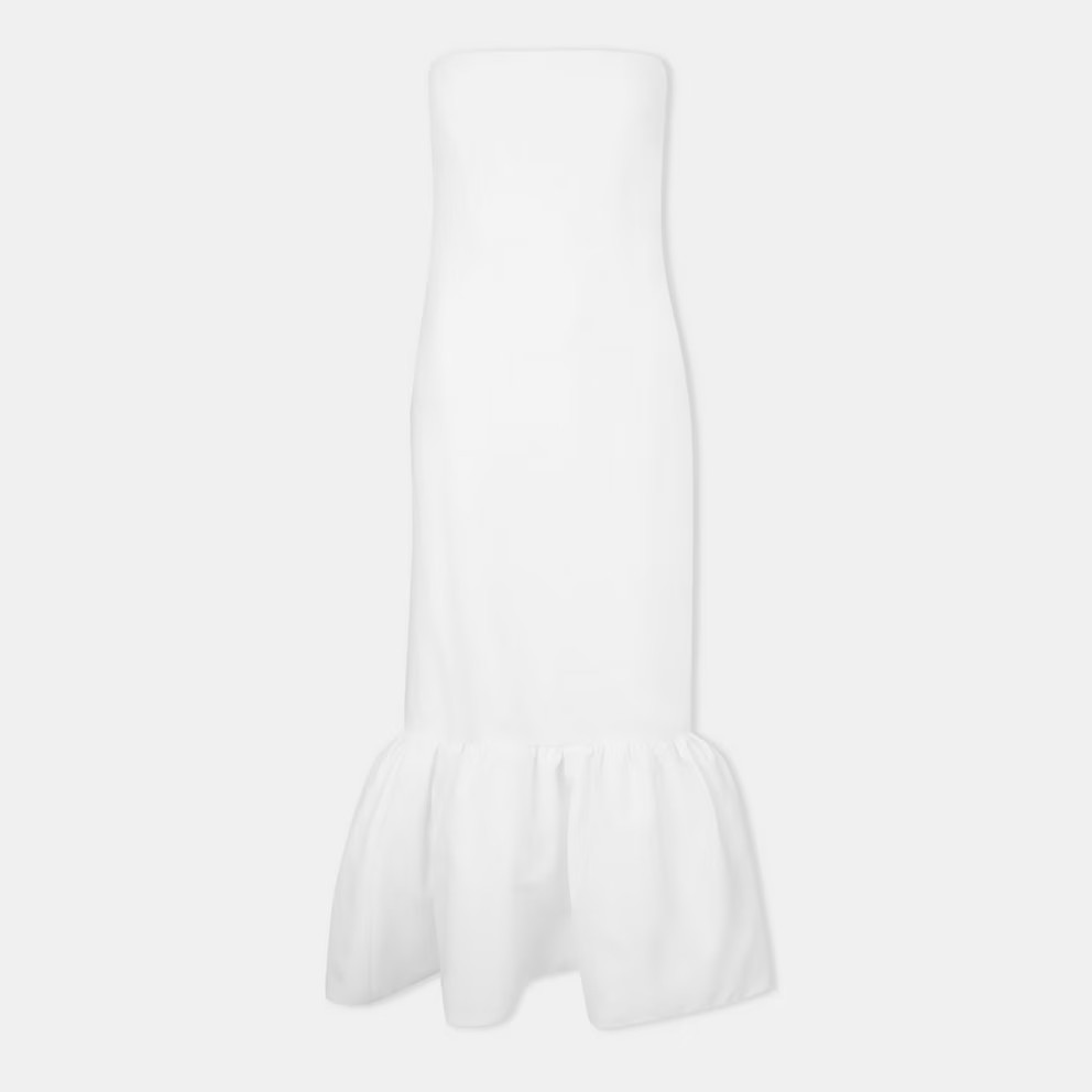 Odd Muse SUltimate Muse Strapless Peplum Hem Midi Dress Size Small UK 8 New
