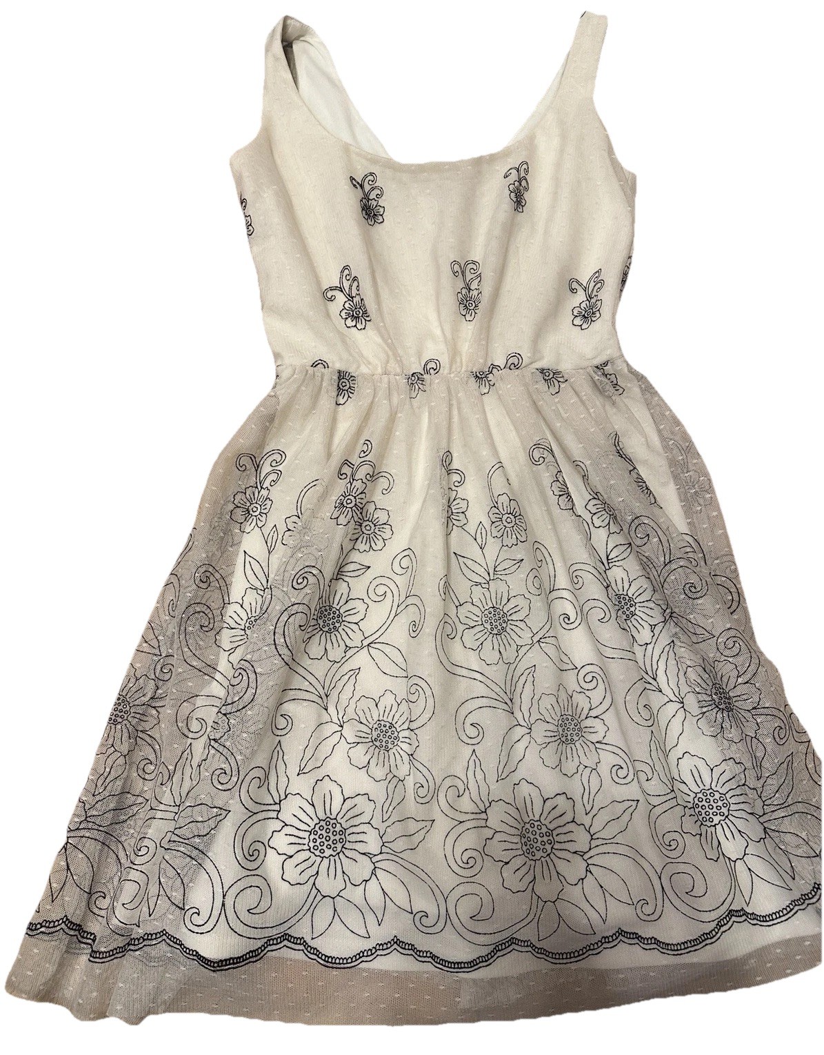 Jump Girl Dress size 1/2 Black/White Lace Wedding Special Event