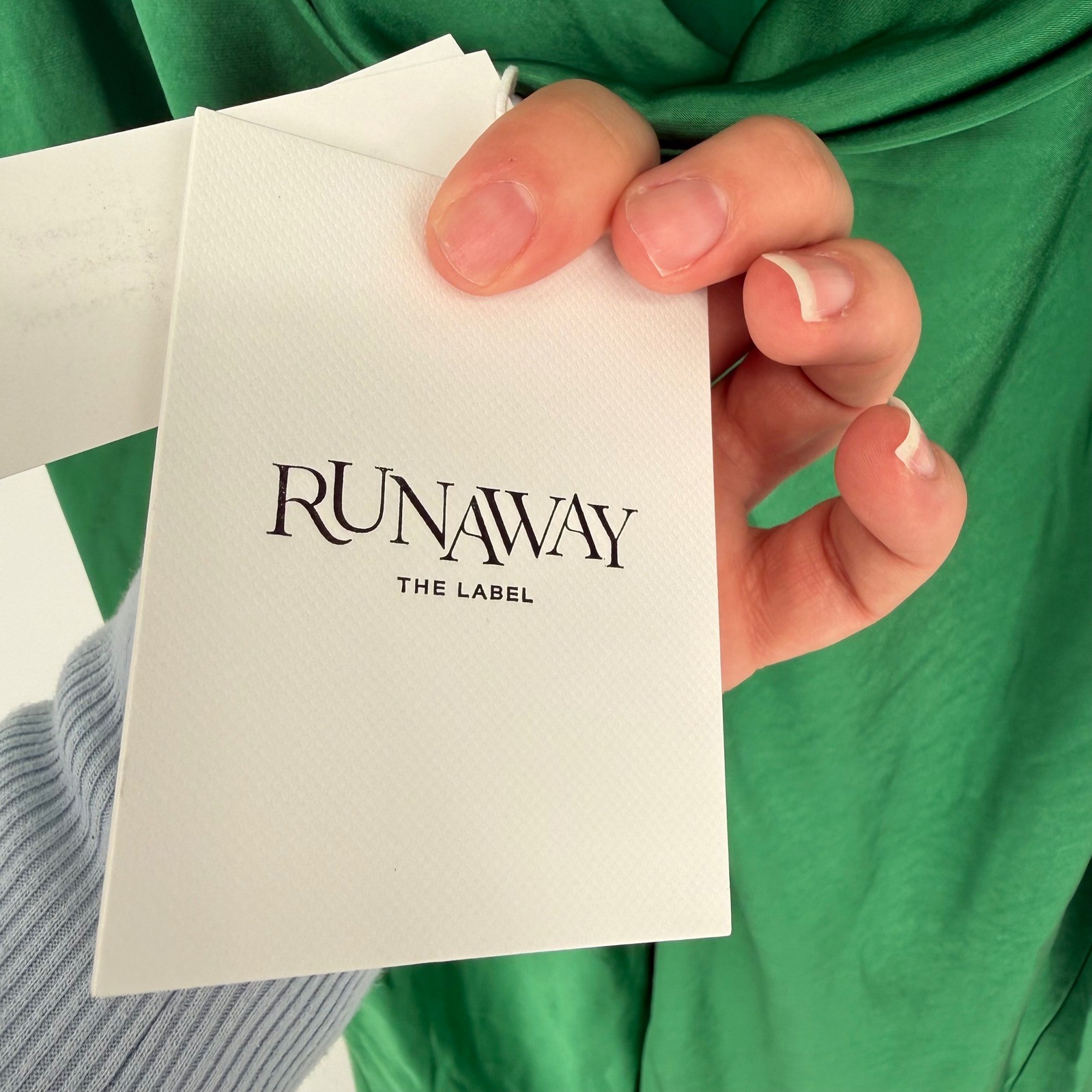 RUNAWAY THE LABEL RAELYN MAXI DRESS EMERALD GREEN SATIN OPEN BACK MEDIUM NWT