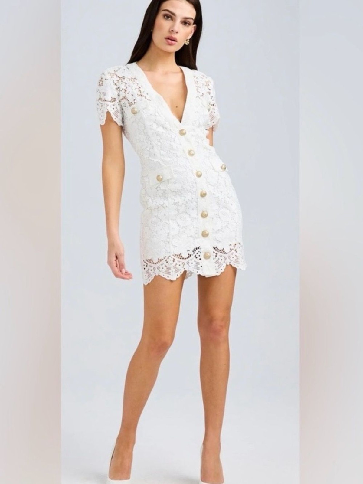 Generation love Anne Lace mini Sheath Dress womens size xl cottagecore NWT