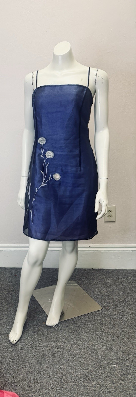 Vintage 90’s Prom Wedding Formal ABS Allen Schwartz Y2K Dress Size 14 Large