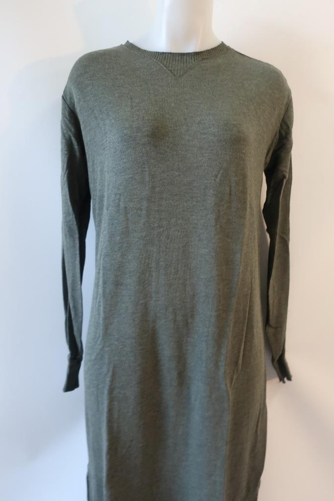 NWT Womens Rag & Bone (Item- 51) Heather Army Green Townes Midi Dress M