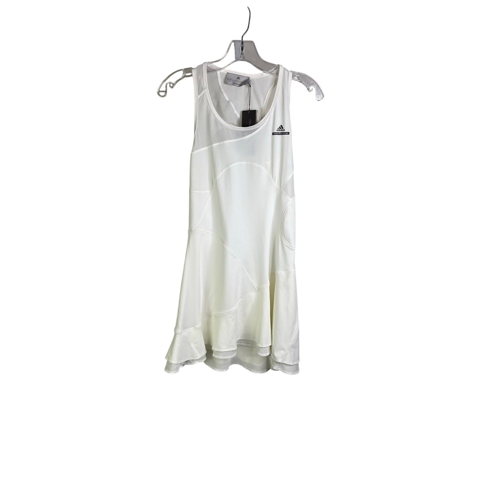 Adidas Stella McCartney Barricade Tennis Dress Womens Small White Open Back NWT