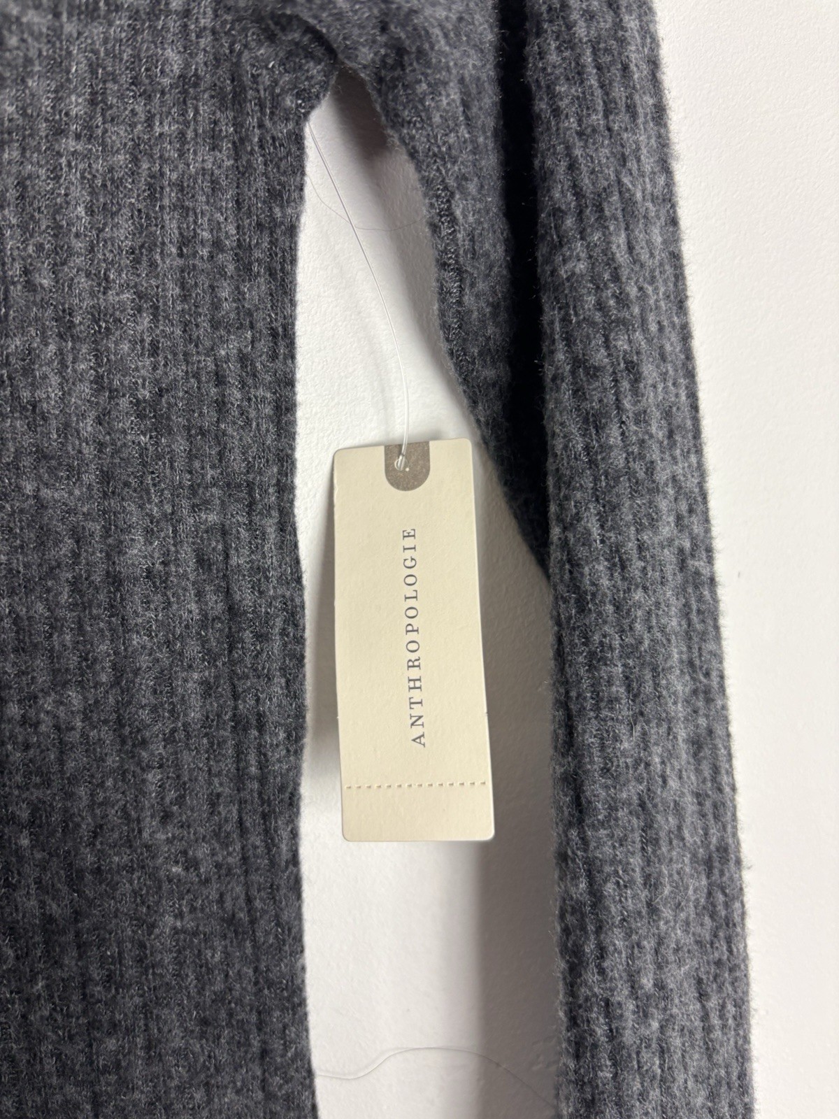 Nwt Daily Practice Sweater Dress Size Xs Gray Turtleneck Ribbed Midi Splits