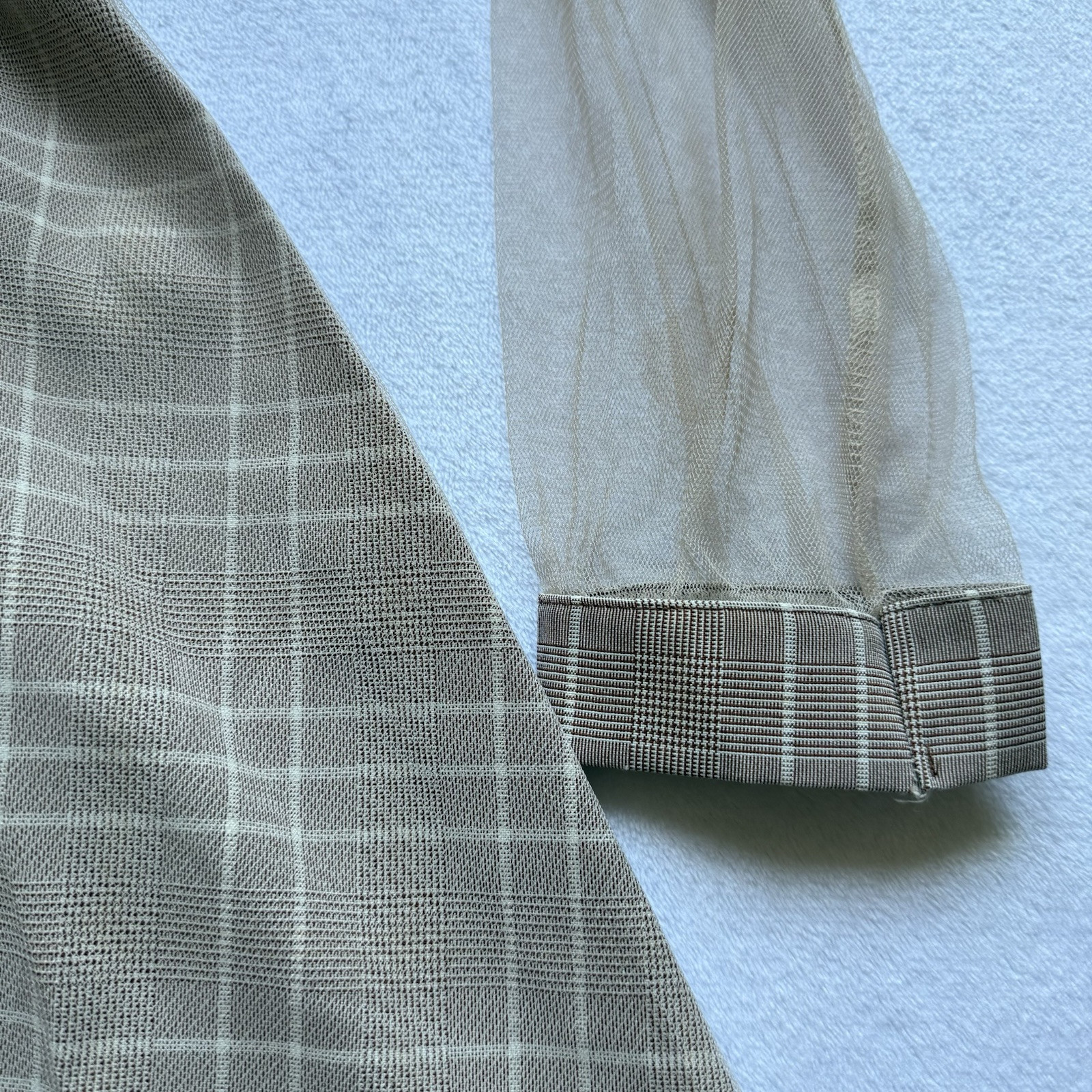 VTG Bespoke Handmade Unlabeled Dress S Cottagecore Prairie Trad 60s Layer Flare
