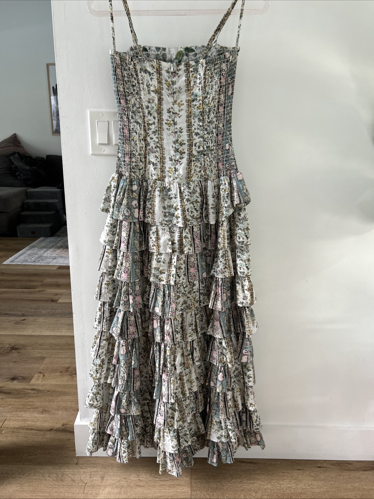 LOLA AUSTRALIA dress VALENTINA in Carol Print Size S