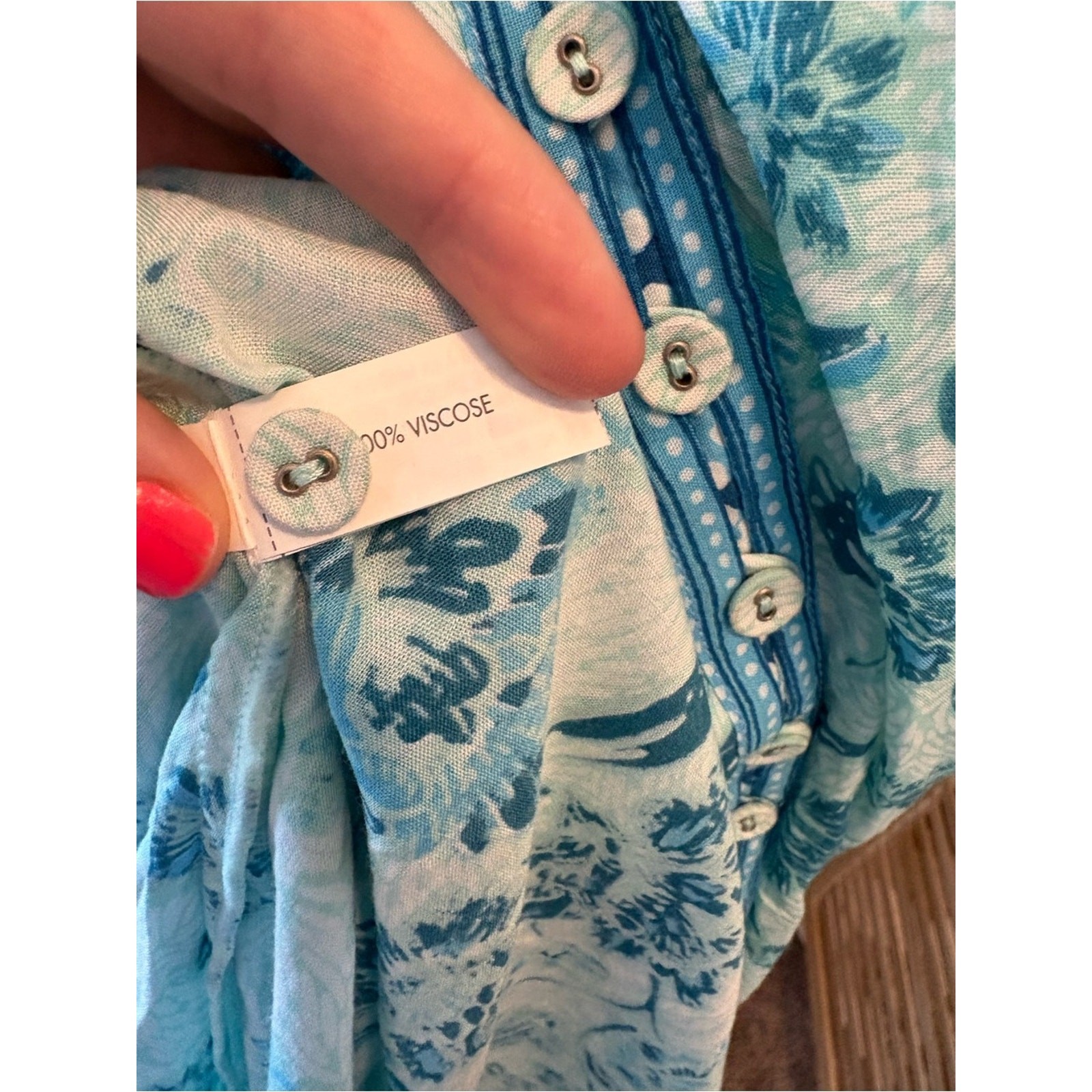 Poupette St Barth Women’s Della Midi Dress Size Small Blue