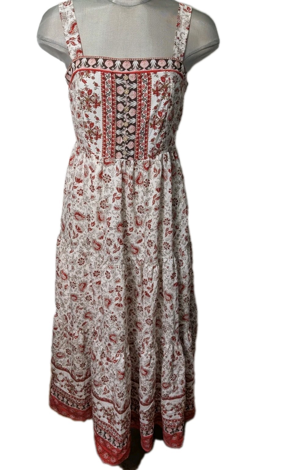 By The River Floral Sleeveless Dress Size Small NWOT