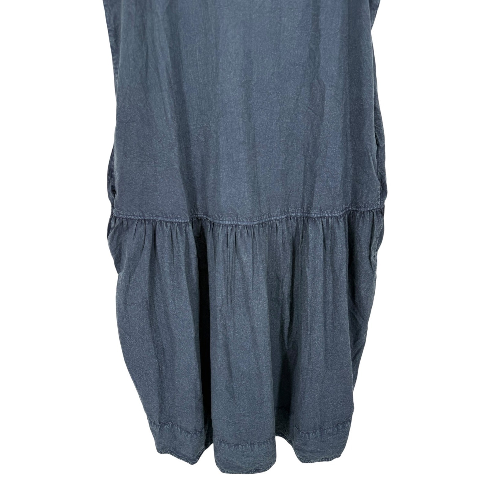 NWT Anthropologie Sleeveless Denim Midi Tent Dress Tie Front Size Small Boho