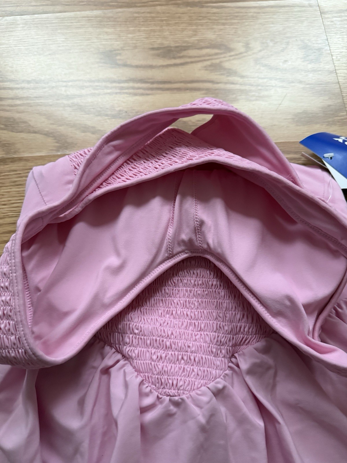 LAB JOY Pink Athletic Dress Built-In Shorts Smocked Tennis Golf Dress NWT