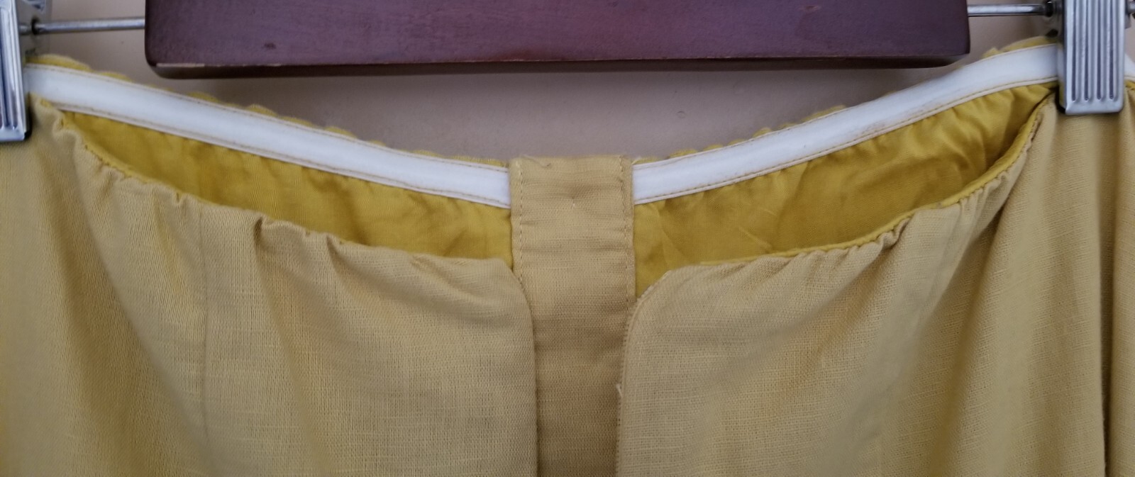 CAPULET Zip Back Closure Strapless Belted Side Pockets Midi Linen Blend Dress S