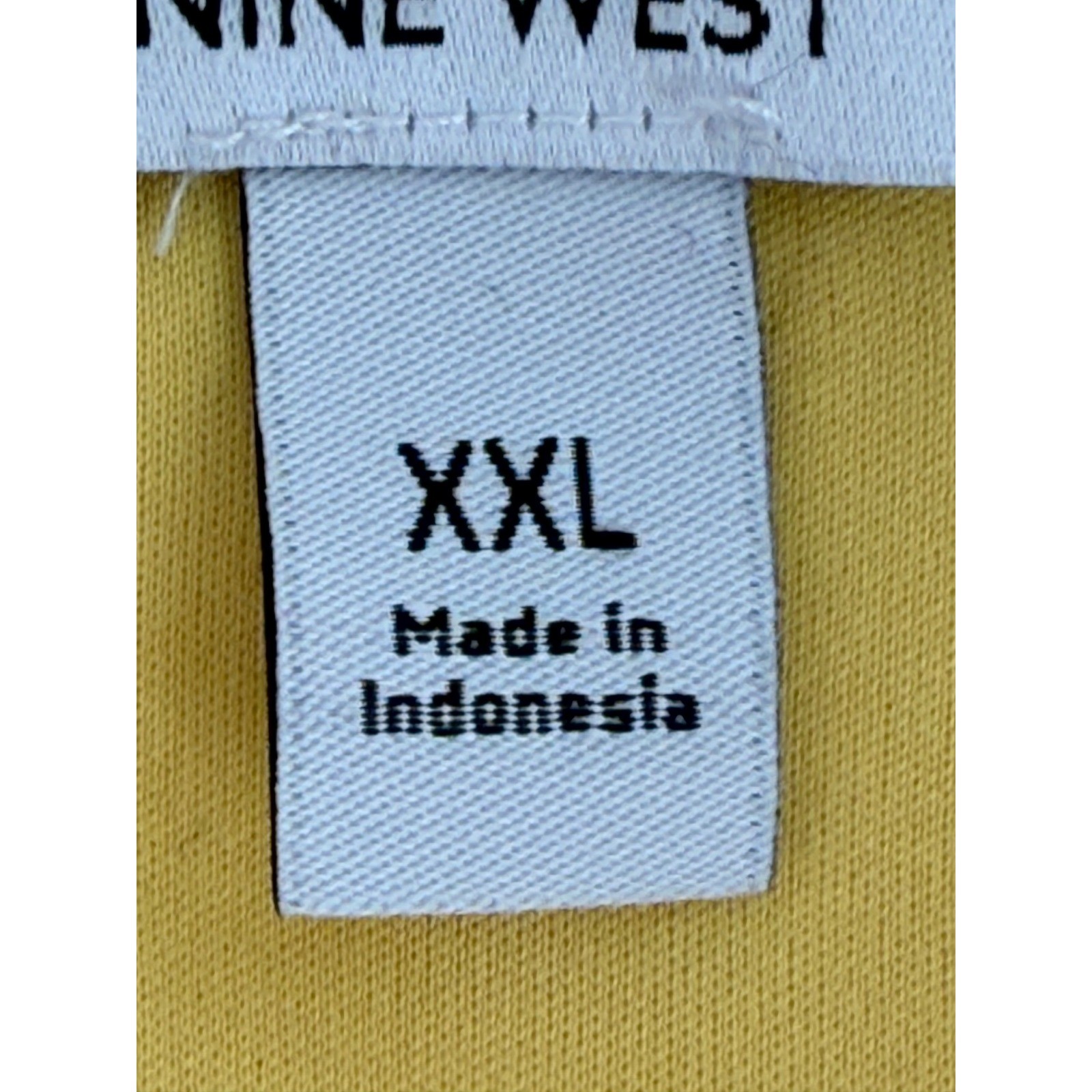 Nine West Womens Mustard Yellow Textured Faux Wrap Mini Dress Side Tie Sz XXL