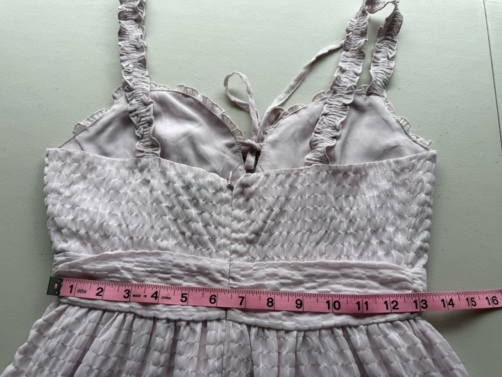 Forever 21 Lavender Tiered Mini Dress Size S Peasant Sweetheart Neckline New