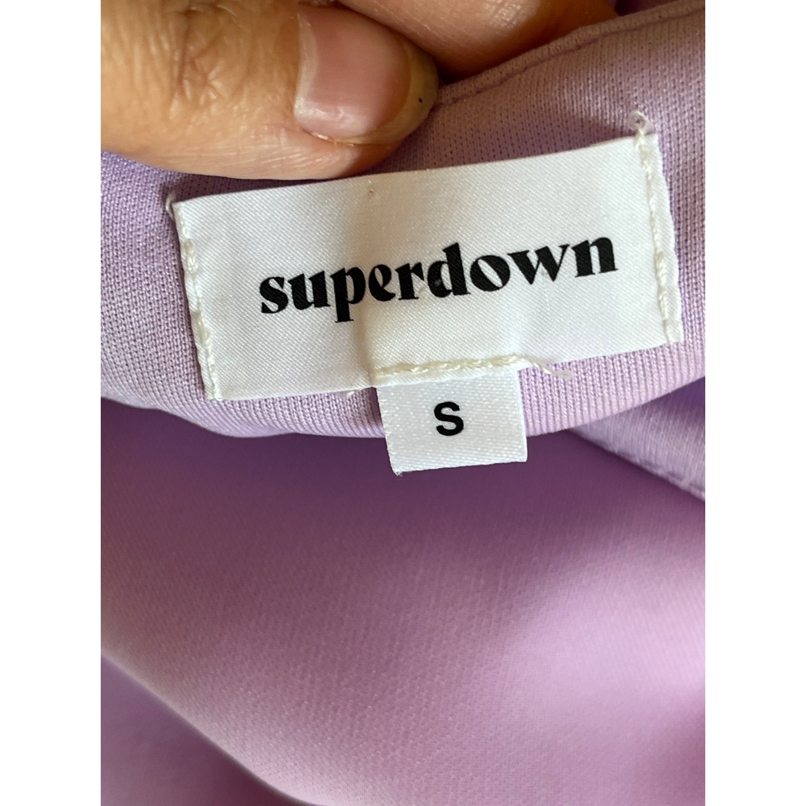 Superdown Emma Tie Back Mini Dress Lilac Purple S | Revolve Style Summer Party