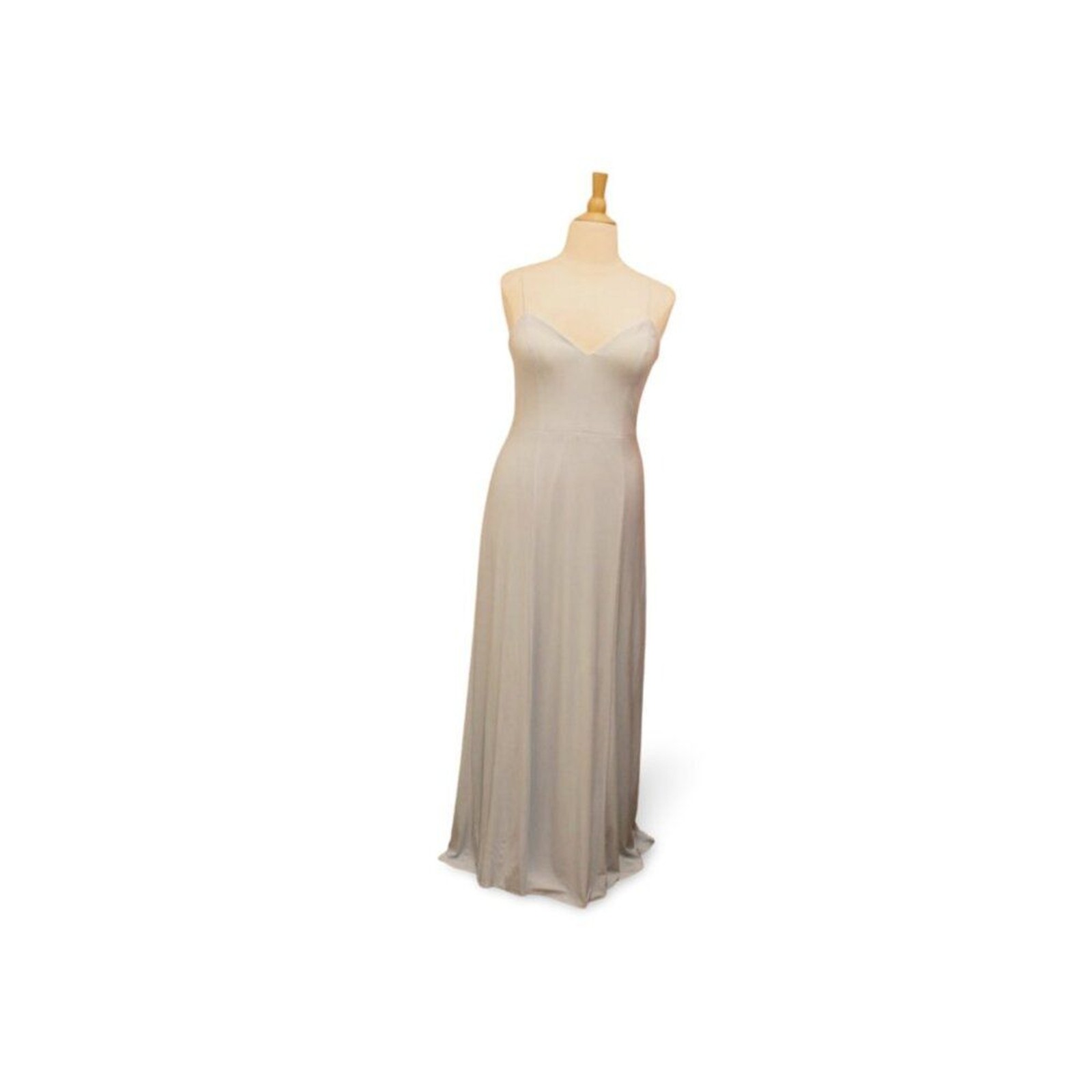 Long Formal Ice Blue Bridesmaid Dress. Comfortable Stretch Jersey Amsale Novelle