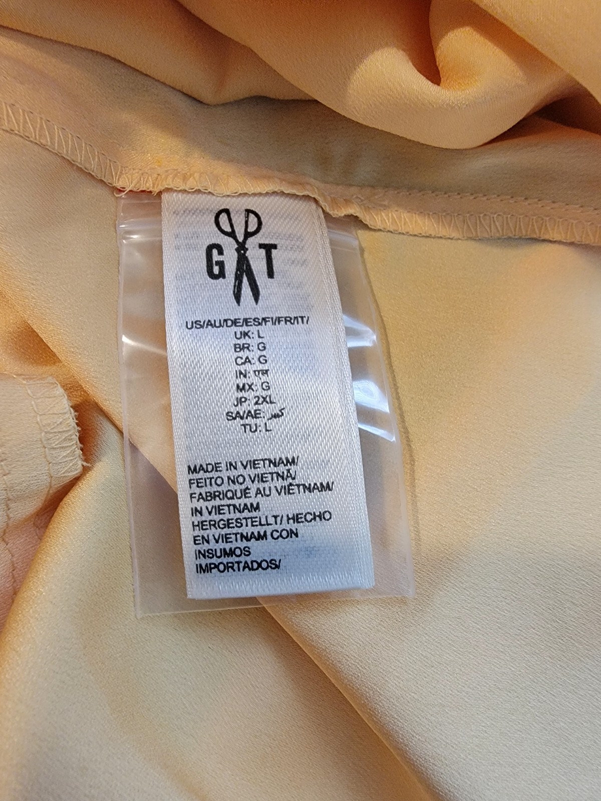 Goodthreads Womens V-Neck Button-Front Shirt Dress Yellow Large
