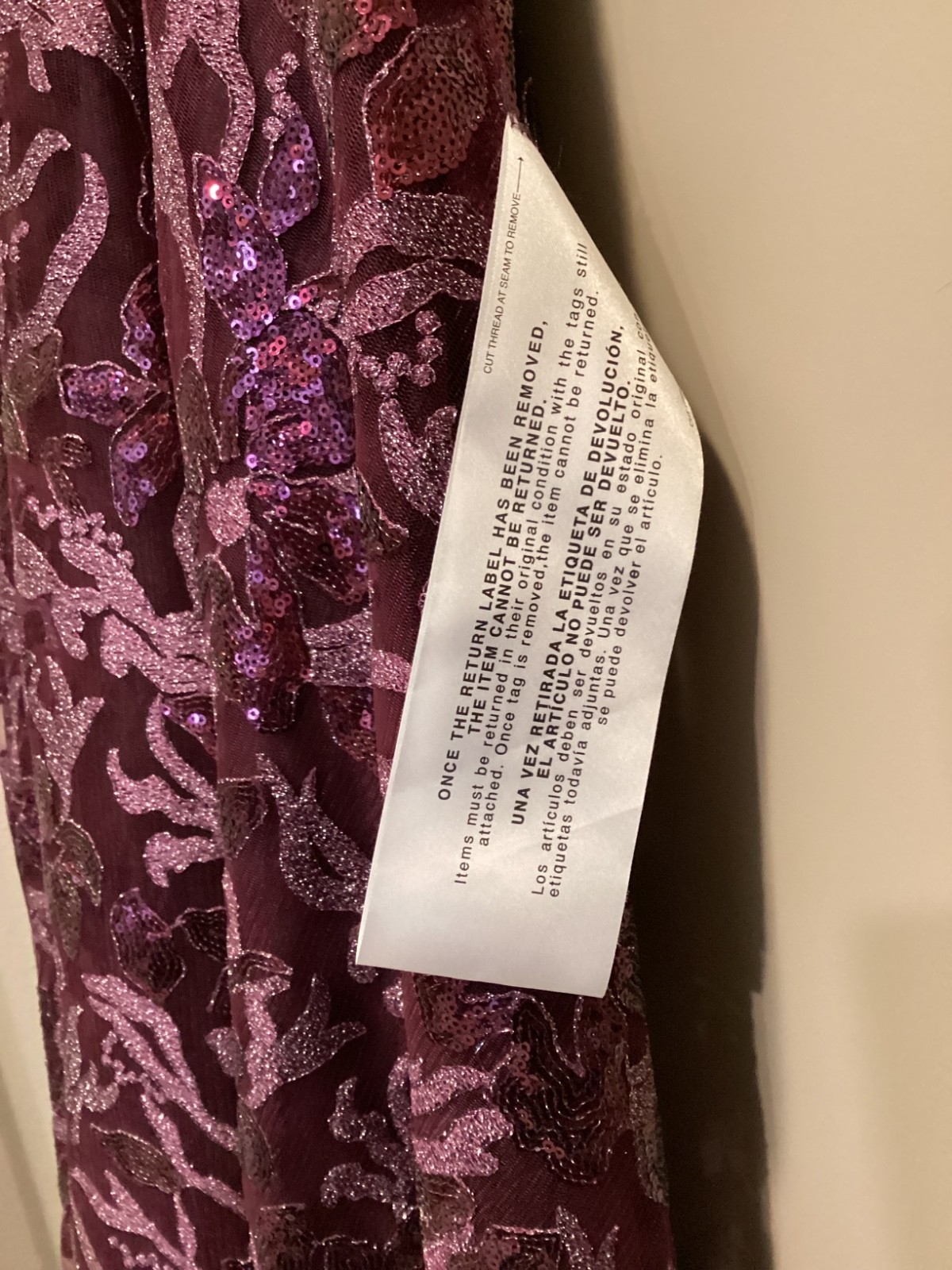 Dress the Population Elisa Sequin Fit & Flare Cocktail Dress, size S