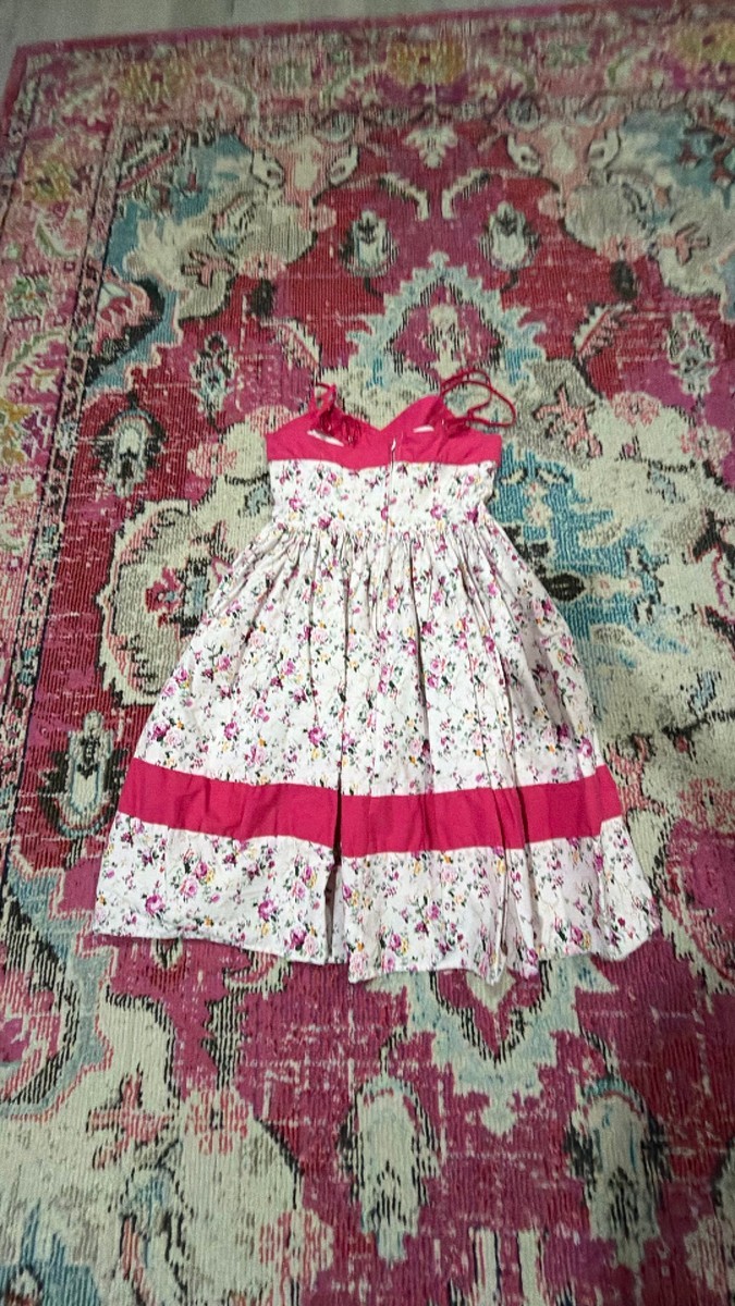 Unique Vintage Floral Rockabilly Dress