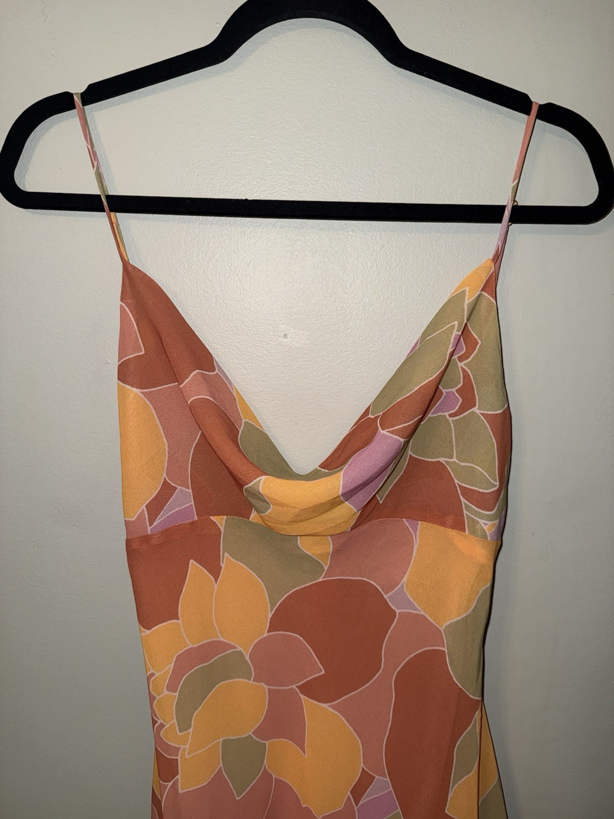 NWT Runaway The Label Sienna Multicolour Slip Dress Maxi summer size 6 / Medium