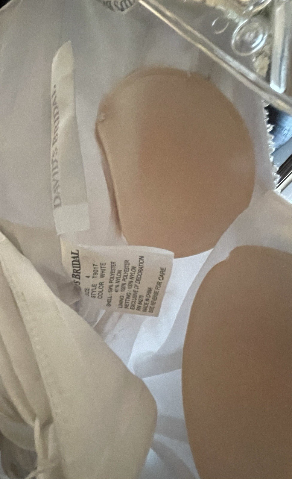 David’s Bridal Sweetheart Strapless Gown Wedding Debutante Quince Sz 4 Pick Ups