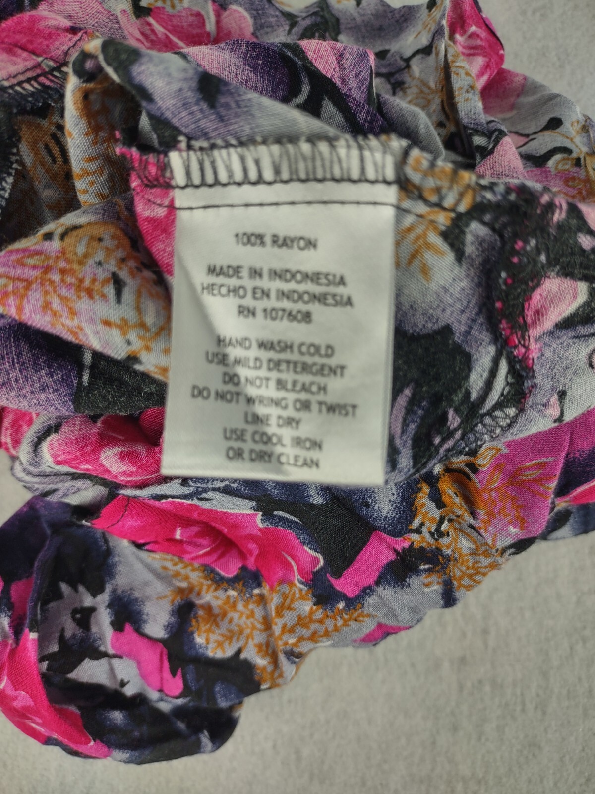 Karin Stevens Women’s Pink, Gray, Black Floral Sleeveless Midi Dress Size 6