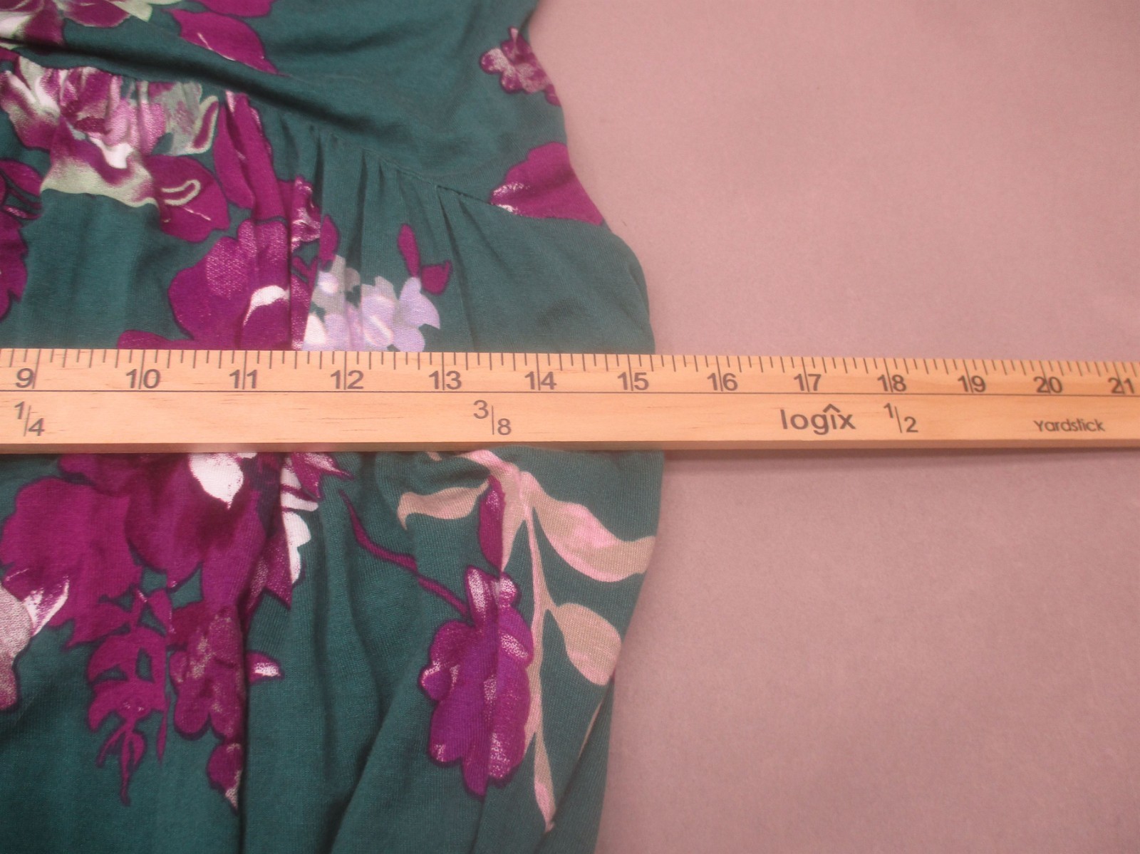 Unbranded Size M Womens Multicolor Floral Short Sleeve Beauty A Line Dress 744
