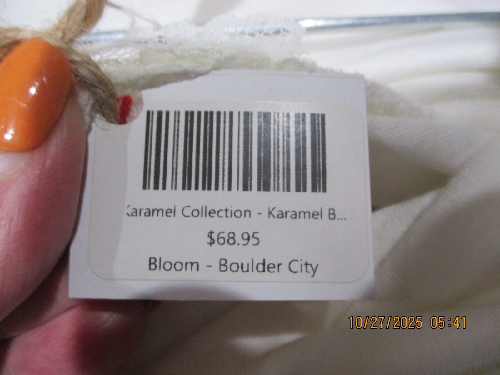 NWT BLOOM! MADE IN ITALY! WHITE BOTIQUE LONG STRETCH DRESS FLAT RUFFLES DOWN OS