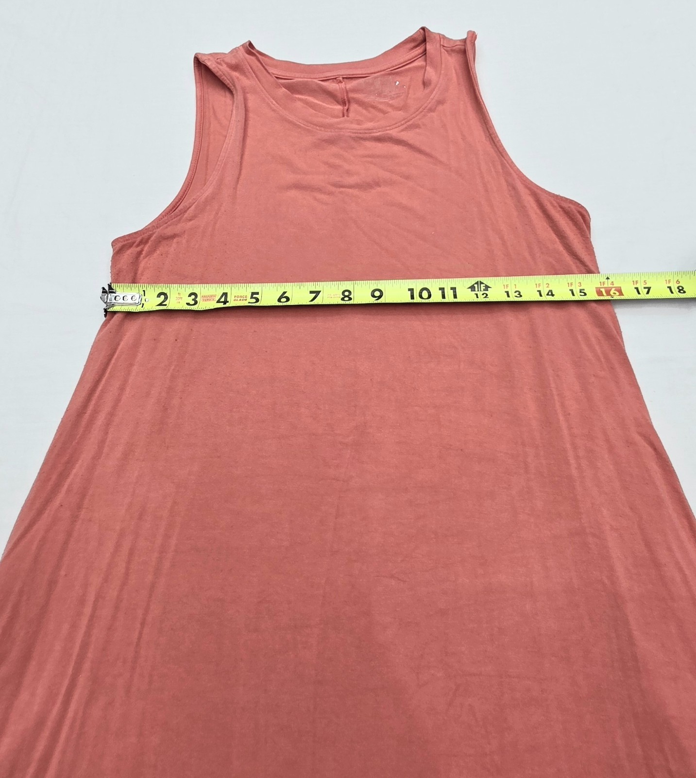 Time And Tru Pink Breathable Lightweight Midi Pockets Dress Women’s Size Medium