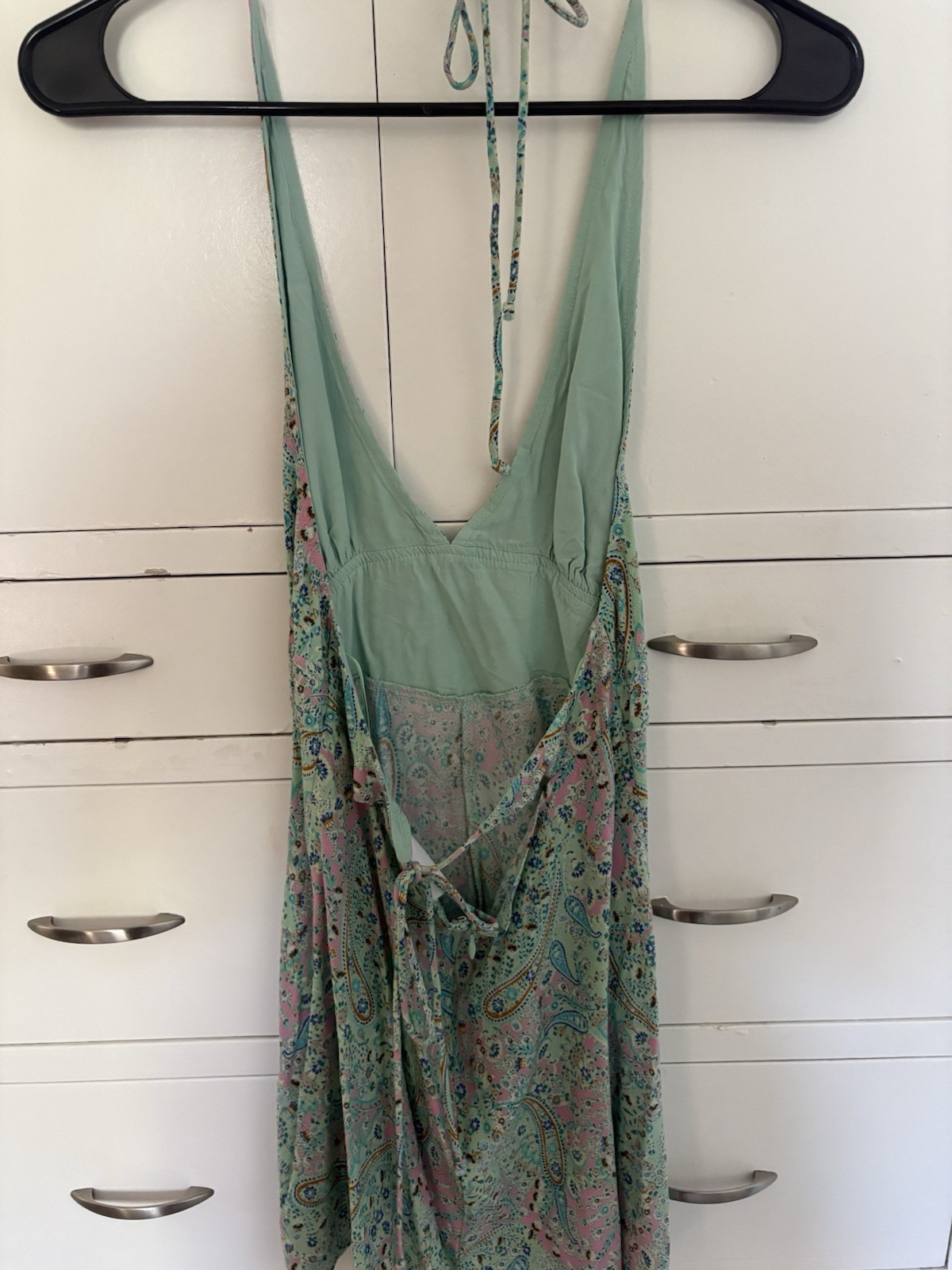 Style to Moon Paisley Turqoise Dress Size Small Excellent Condition Boho Summer