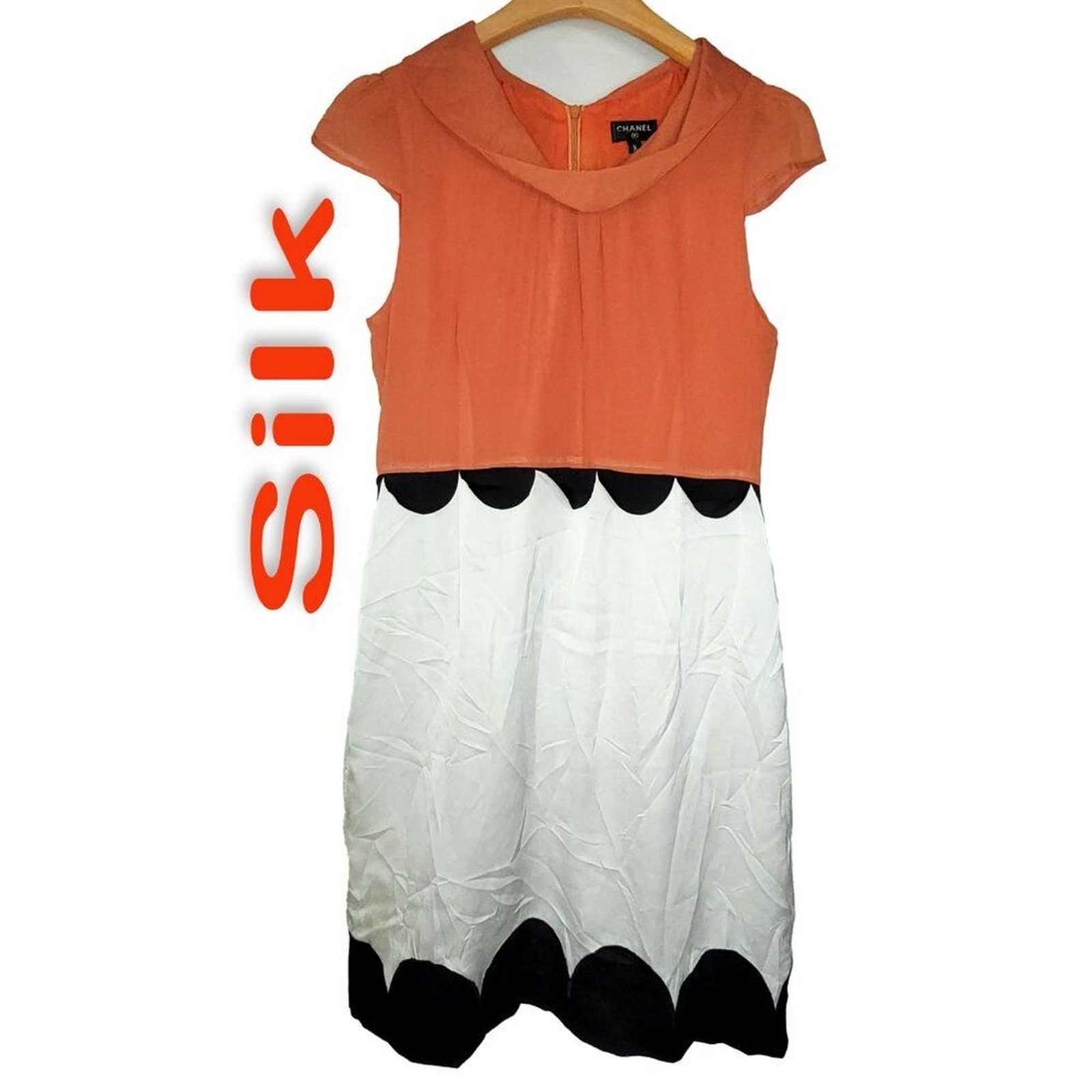 Women’s Silk Size S Short Sleeve Shirt Dress SDK375