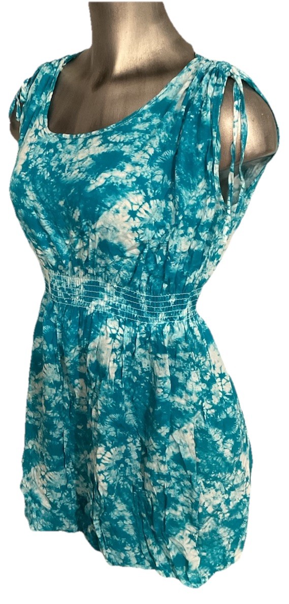 NWT Dress Small Blue Tye Die J&W