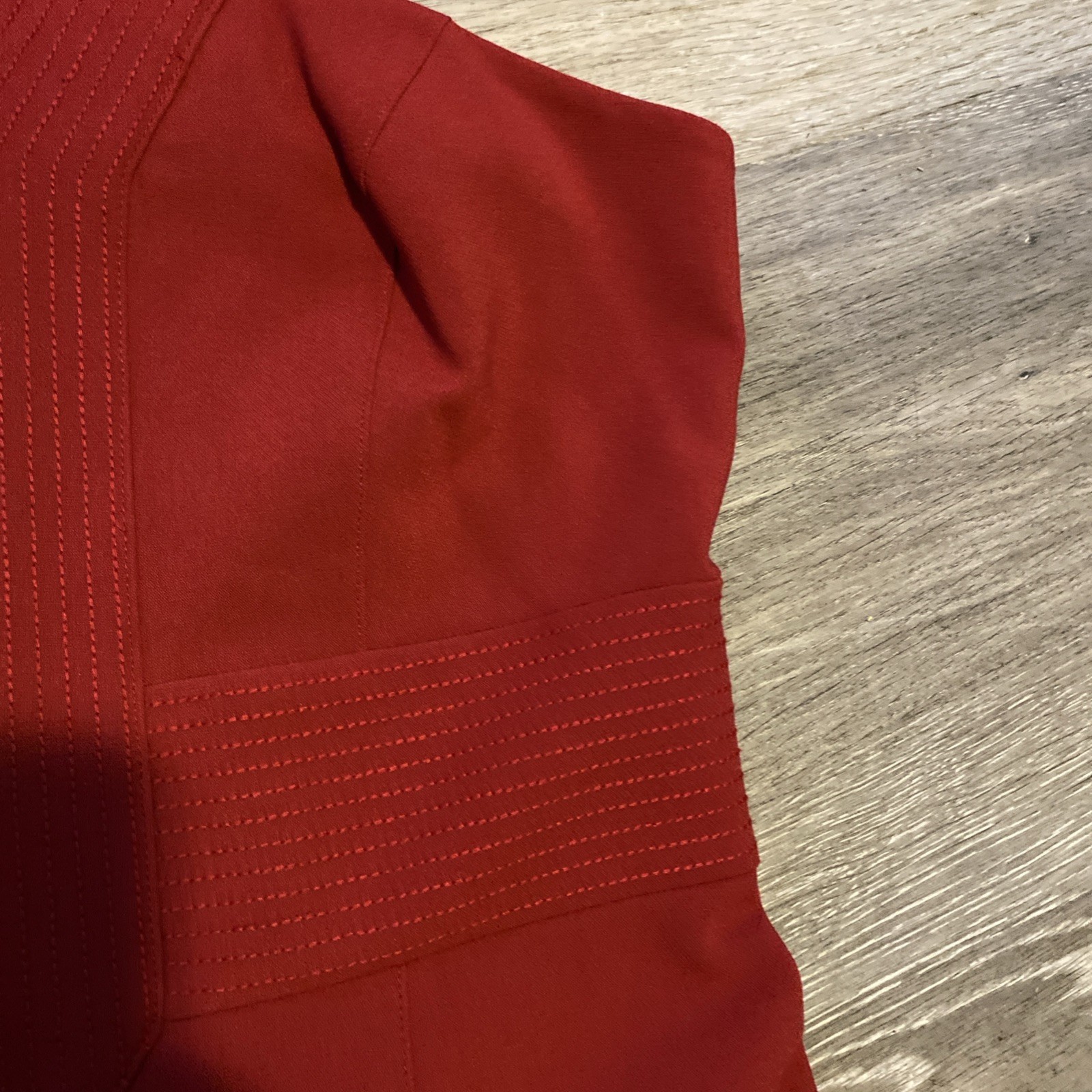 ***NWT***EVA MENDES FOR NEW YORK & COMPANY “MARISOL” MIDI RED DRESS SIZE 10