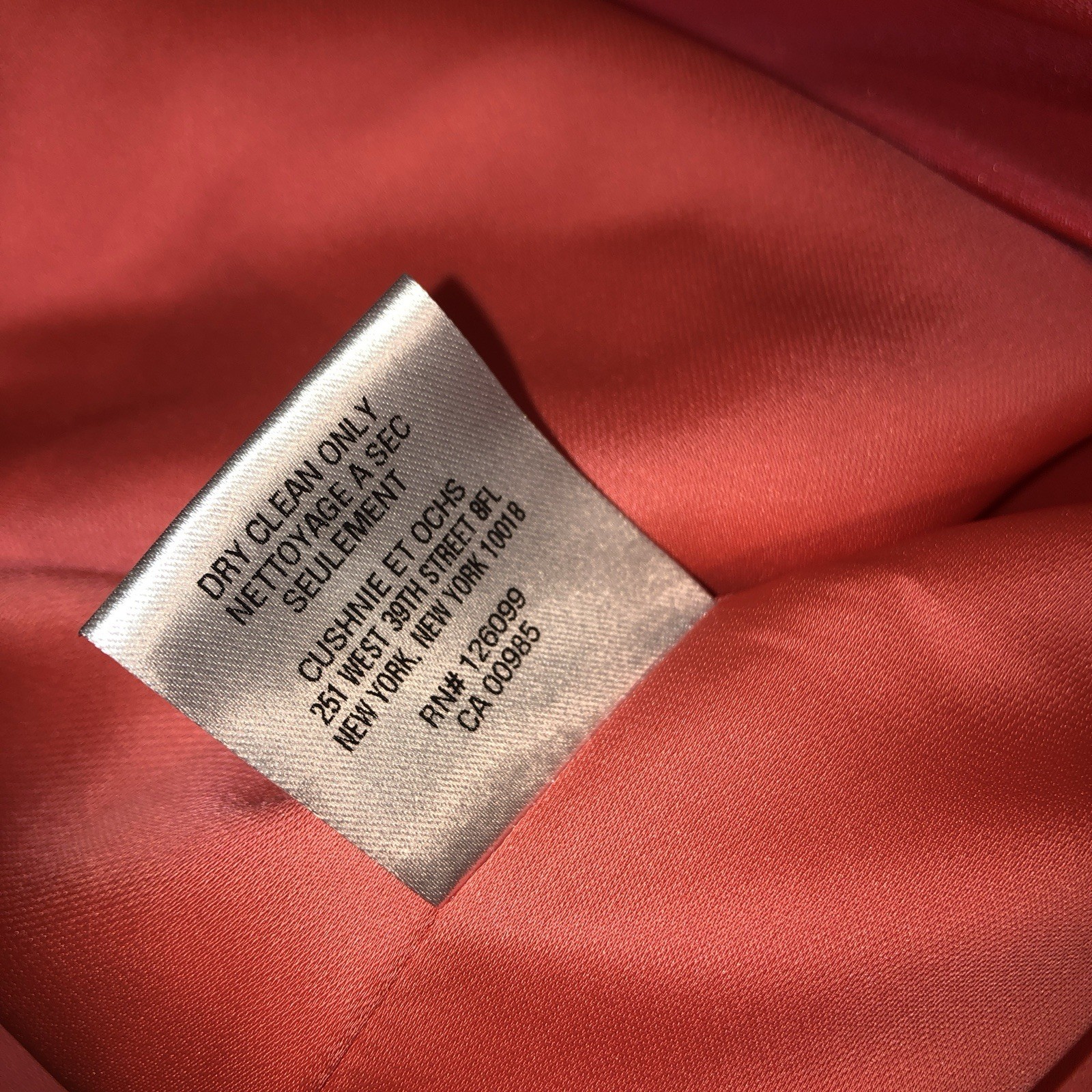 Sz 8 Cushnie et Ochs Pink Anna Open Back Silk Mini Dress