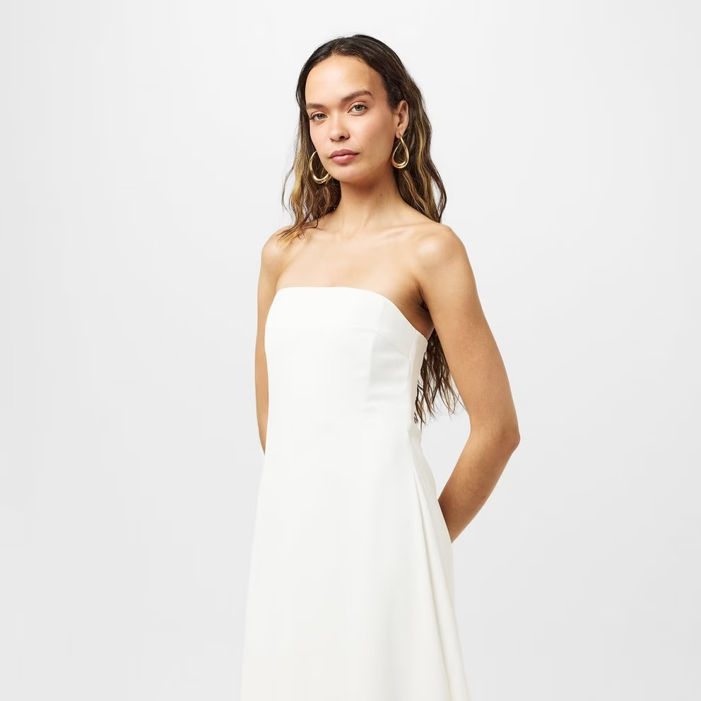 Odd Muse SUltimate Muse Strapless Peplum Hem Midi Dress Size Small UK 8 New