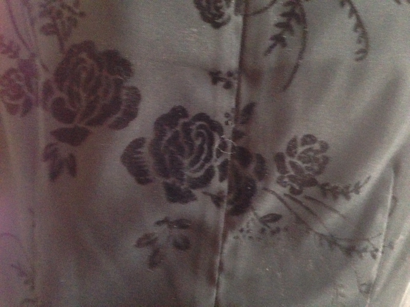CDC Little Black Dress, Size 14 with Velour Floral Pattern. 97% poly/3% spandex