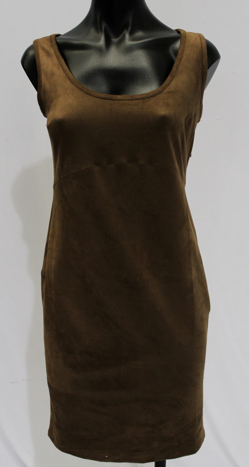 Philosophy Women’s Sleeveless Stretch Faux Suede Dress SV3 Nutmeg Size 2 NWT