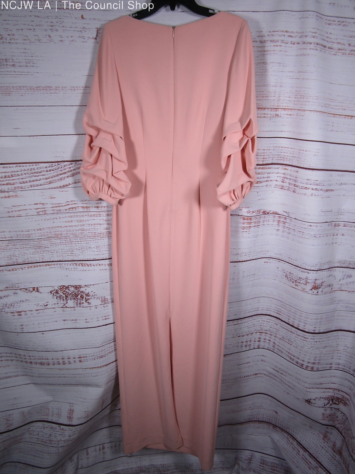 Alberto Makali Women’s Light Pink Ruffle Sleeve Dress Size 8